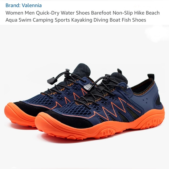 Unisex quick dry water shoes, non-slip hiking shoes, women’s  40/9, men’s 40/8 - Picture 13 of 15